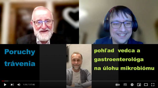 L. Kužela a A. Bomba diskutujú o súvise funkčných porúch trávenia so zmenami v mikrobióme