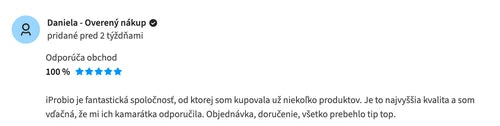 Overená recenzia z Heureka.sk: najvyššia kvalita, odporučila kamarátka