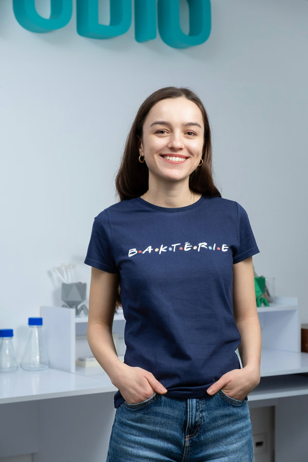 iProbio MERCH – Tričko BAKTÉRIE (dámske)