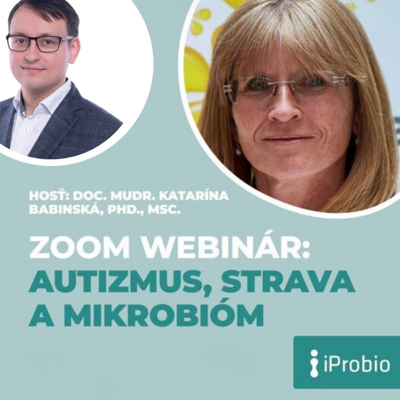 ZOOM WEBINÁR s doc. MUDr. Katarínou Babinskou, PhD., MSc. : Autizmus, strava a mikrobióm