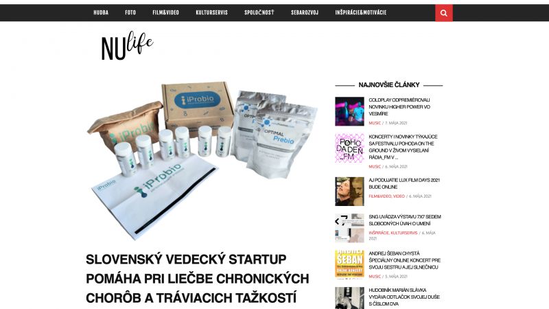 Slovenský vedecký startup pomáha pri liečbe chronických chorôb a tráviacich tažkostí