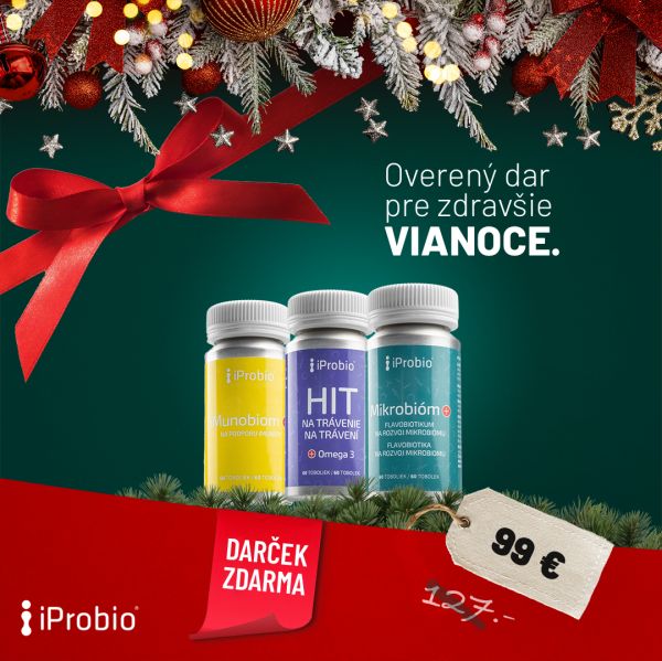 Mikrobiomový balíček vitality 1x Mikrobióm+® , 1x iMunobiom+® a 1x HIT na trávenie+®