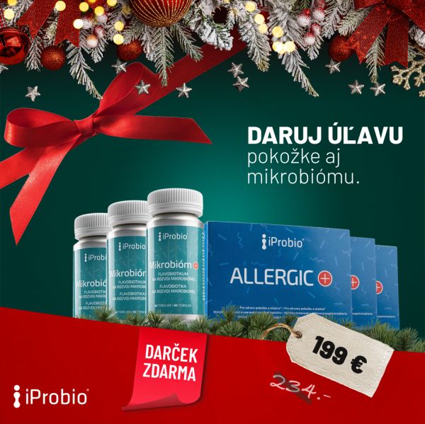 Vianočný balíček 6 produktov pre alergikov a ekzematikov: 3x Allergic®+ a 3x Mikrobióm+®