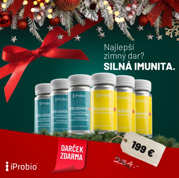 Zimný vianočný balík: 3x iMunobiom® a 3x Mikrobióm+®