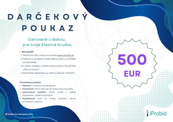 Darčekový poukaz 500 EUR