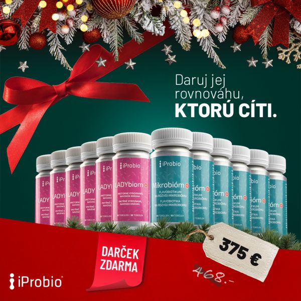 Vianočný balíček 12 produktov pre ženy : 6x LADYbiom+® a 6x Mikrobióm+®