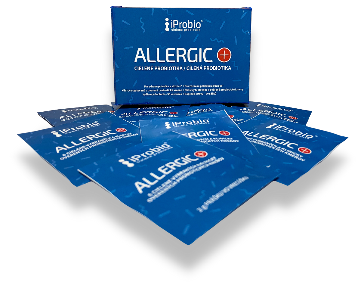 Cielené probiotiká ALLERGIC+ pre alergikov, astmatikov a ekzematikov